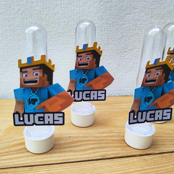 Aplique para Tubete Minecraft