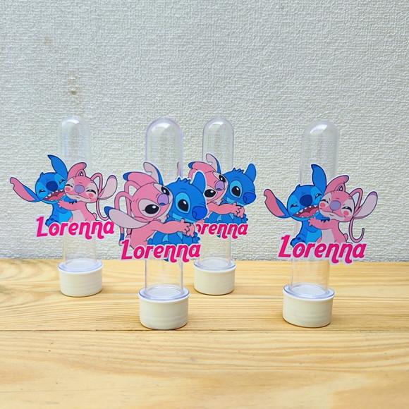 Aplique para Tubete Stitch e Angel