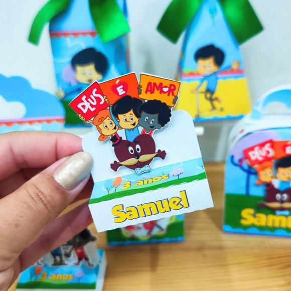 Bis Duplo Personalizado 3 Palavrinhas