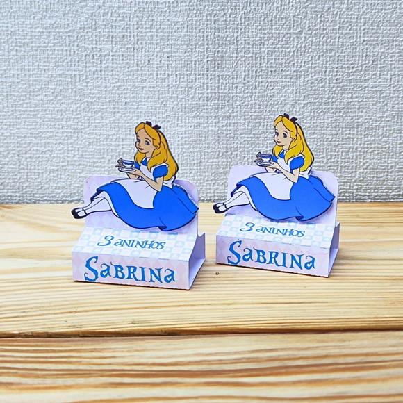 Bis Duplo Personalizado Alice no Pais das Maravilhas
