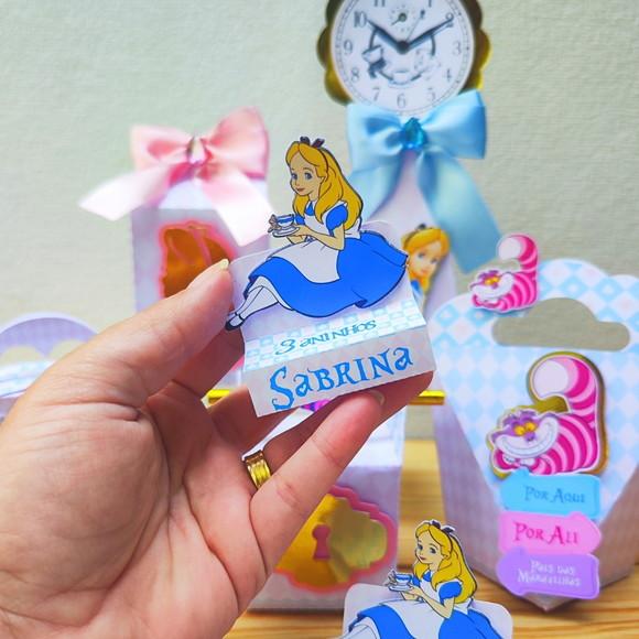 Bis Duplo Personalizado Alice no Pais das Maravilhas