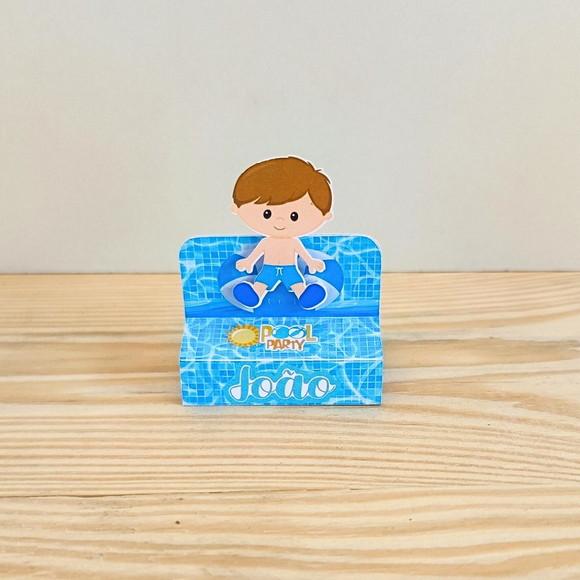 Bis Duplo Personalizado Pool Party Menino