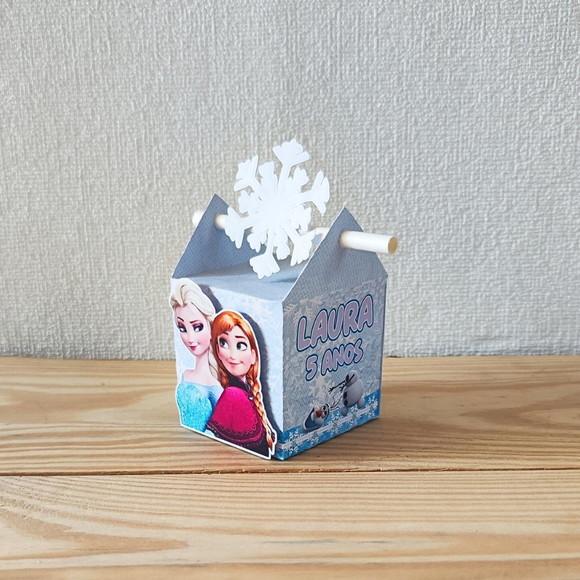 Caixa Canudo Frozen