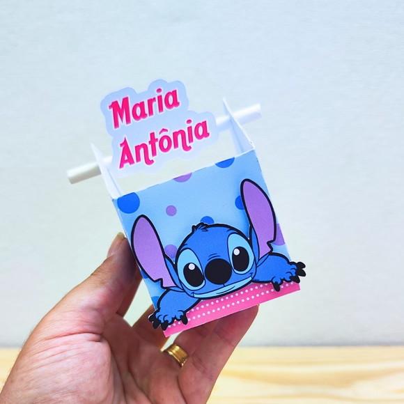 Caixa Canudo Lilo e Stitch