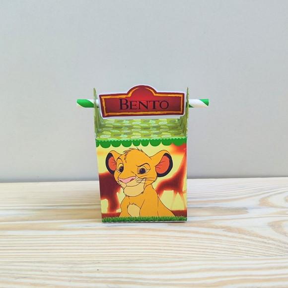 Caixa Canudo Rei Leão