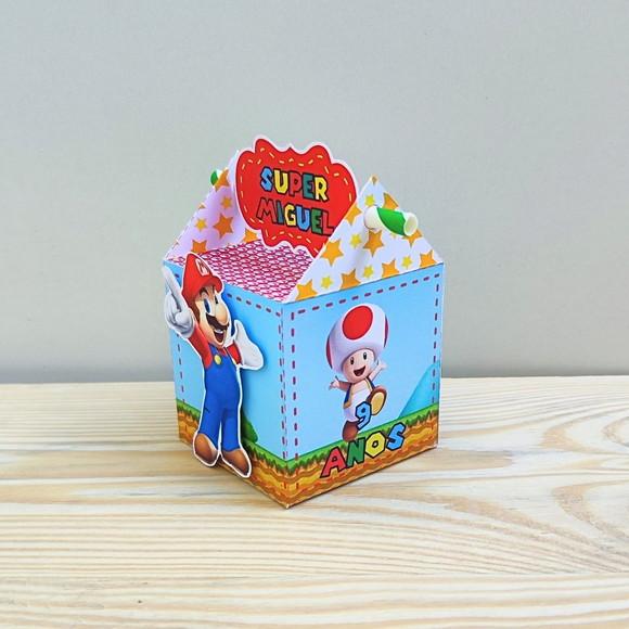 Caixa Canudo Super Mario