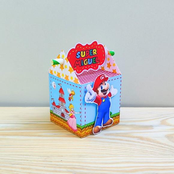Caixa Canudo Super Mario