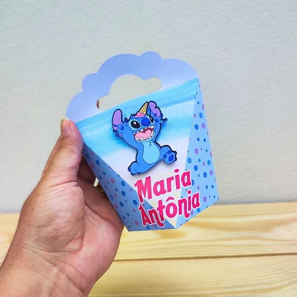 Caixa Coração Lilo e Stitch