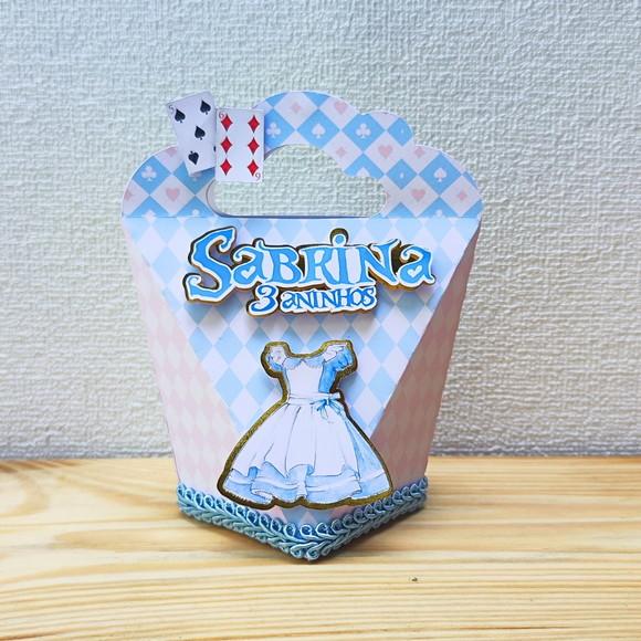 Caixa Coração Luxo Alice no Pais das Maravilhas