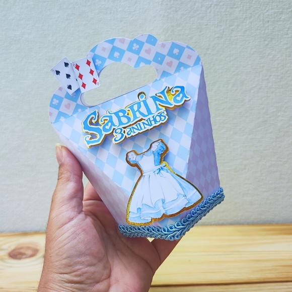 Caixa Coração Luxo Alice no Pais das Maravilhas