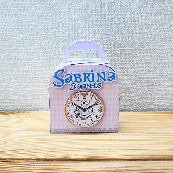 Caixa Maletinha Luxo Alice no Pais das Maravilhas