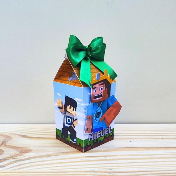Caixa Milk Minecraft