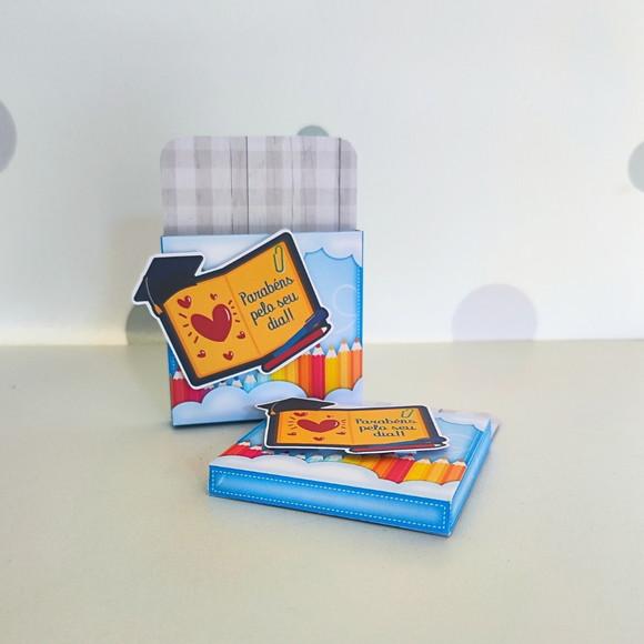 Caixa para Chocolate Kitkat Dia do Professor