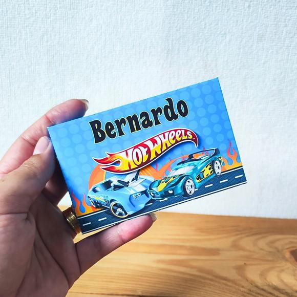 Caixa para Kitkat Hot Wheels