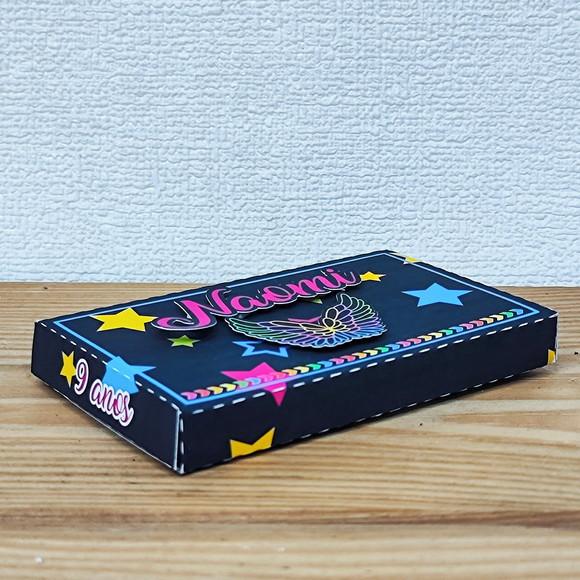 Caixa Personalizada Balada Neon para Kitkat