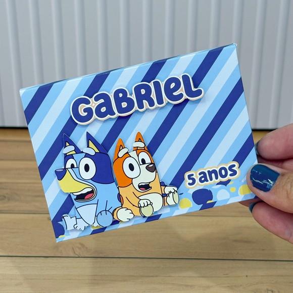 Caixa Personalizada Bluey para Kitkat