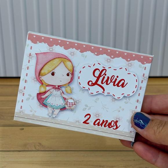 Caixa Personalizada Chapeuzinho Vermelho para Kitkat