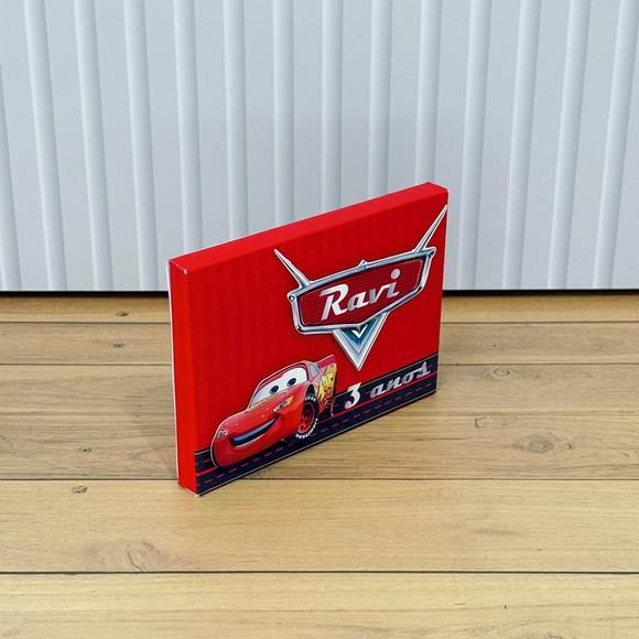 Caixa Personalizada Carros Disney para Kitkat