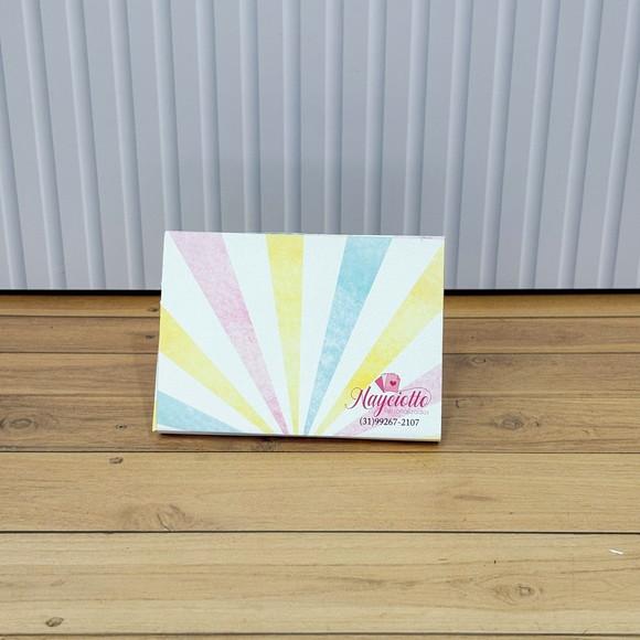 Caixa Personalizada Circo Rosa Aquarela para Kitkat