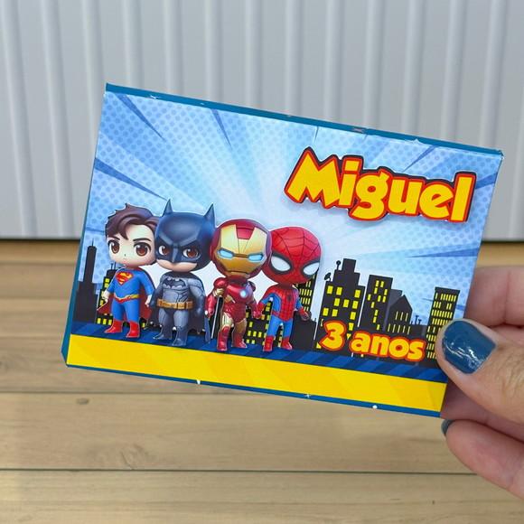 Caixa Personalizada Heróis Baby para Kitkat
