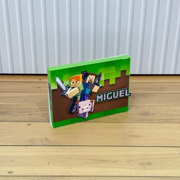 Caixa Personalizada Minecraft para Kitkat