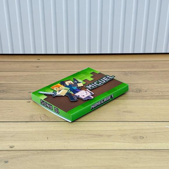 Caixa Personalizada Minecraft para Kitkat