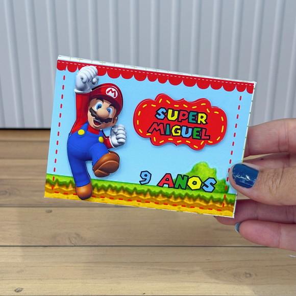 Caixa Personalizada Super Mario para Kitkat