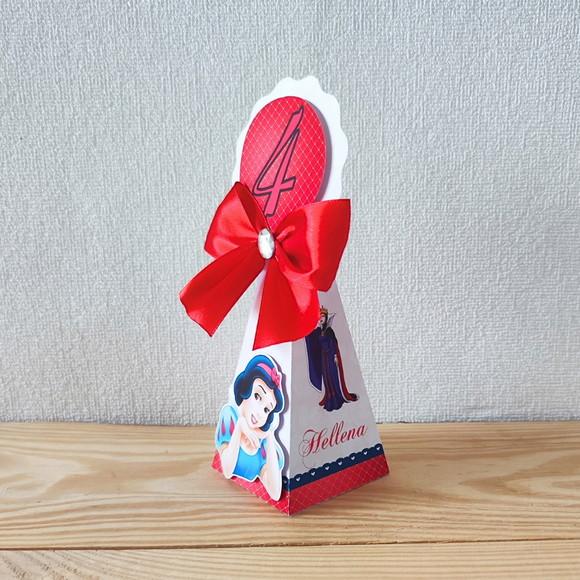 Caixa Pirâmide Branca de Neve