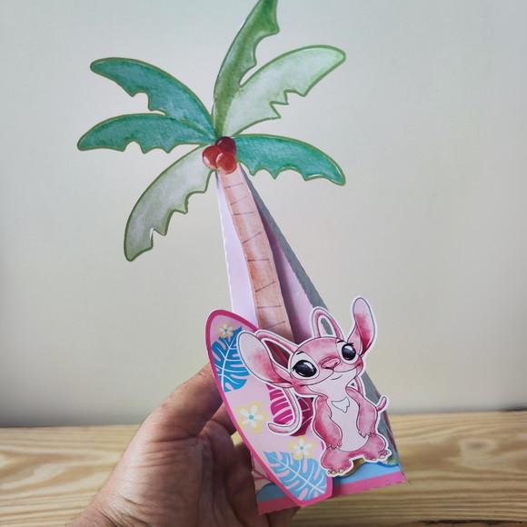Caixa Pirâmide Lilo e Stitch
