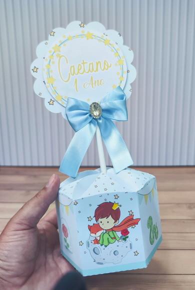 Centro de Mesa Sextavado o Pequeno Príncipe
