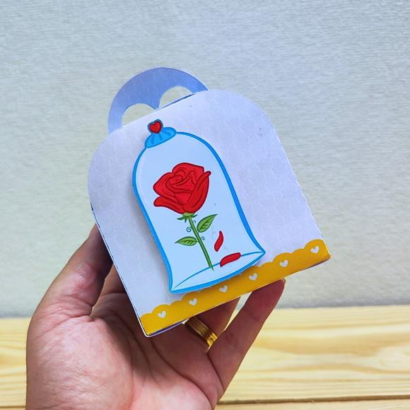 Kit 40 Caixas Personalizadas a Bela e Fera