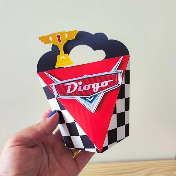 Kit 40 Caixas Personalizadas Carros Disney