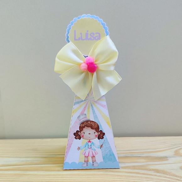 Kit 40 Caixas Personalizadas Circo Rosa