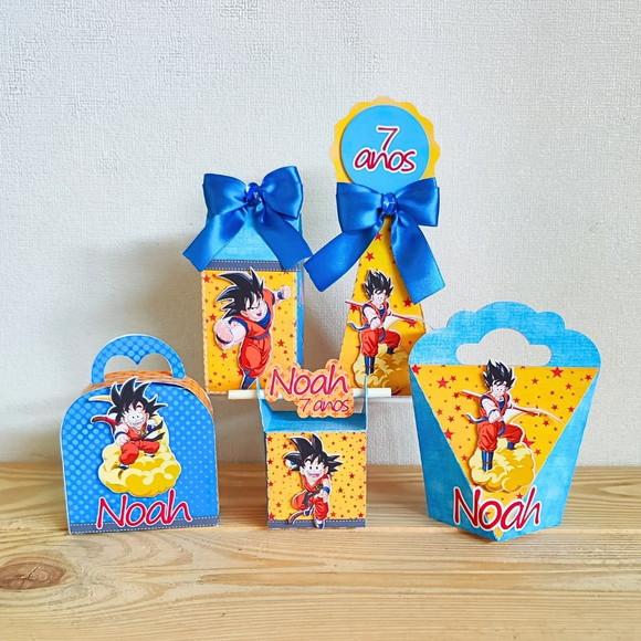 Kit 40 Caixas Personalizadas Dragon Ball