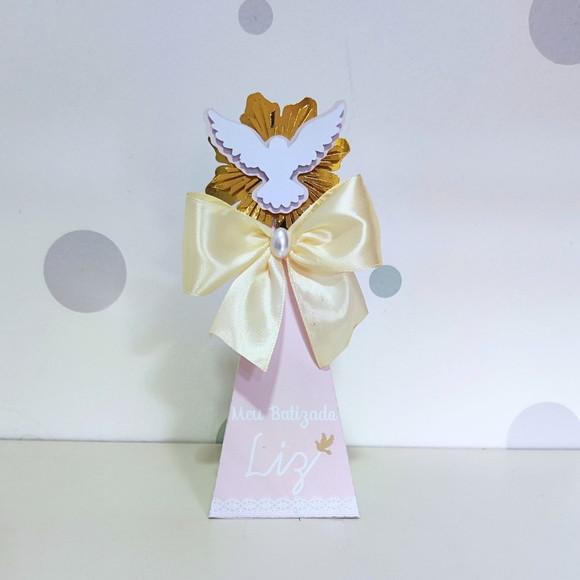 Kit 40 Caixas Personalizadas Luxo Batizado