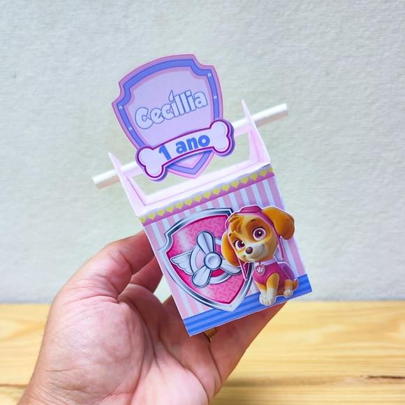Kit 40 Caixas Personalizadas Skye - Patrulha Canina