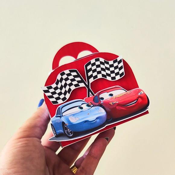 Kit 50 Caixas Personalizadas Carros Disney