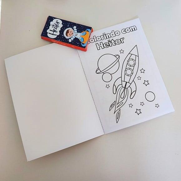 Kit de Colorir para Lembrancinha Astronauta