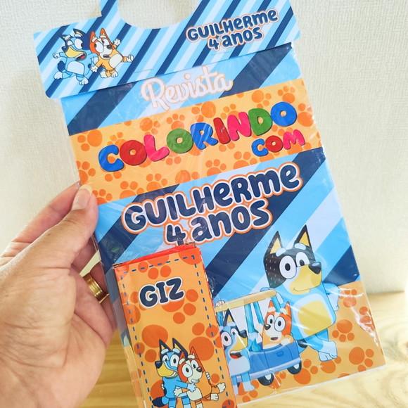Kit de Colorir para Lembrancinha Bluey