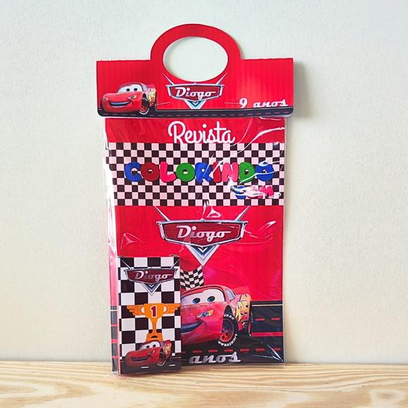 Kit de Colorir para Lembrancinha Carros Disney