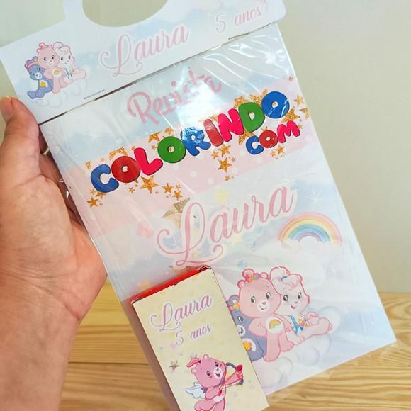 Kit de Colorir para Lembrancinha Ursinhos Carinhosos