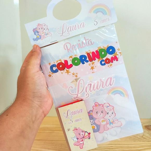 Kit de Colorir para Lembrancinha Ursinhos Carinhosos