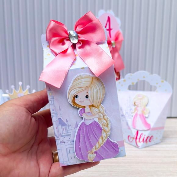 Kit Festa 15 Caixas Personalizada as Princesas Disney