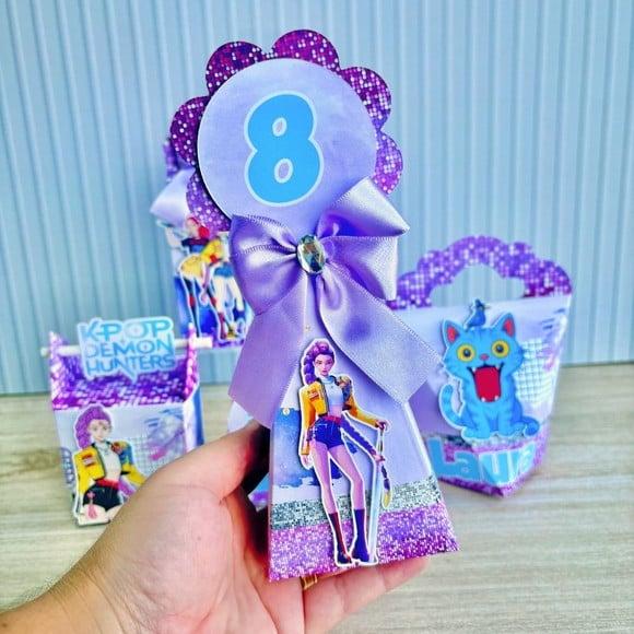 Kit Festa 15 Caixas Personalizada Guerreiras Kpop