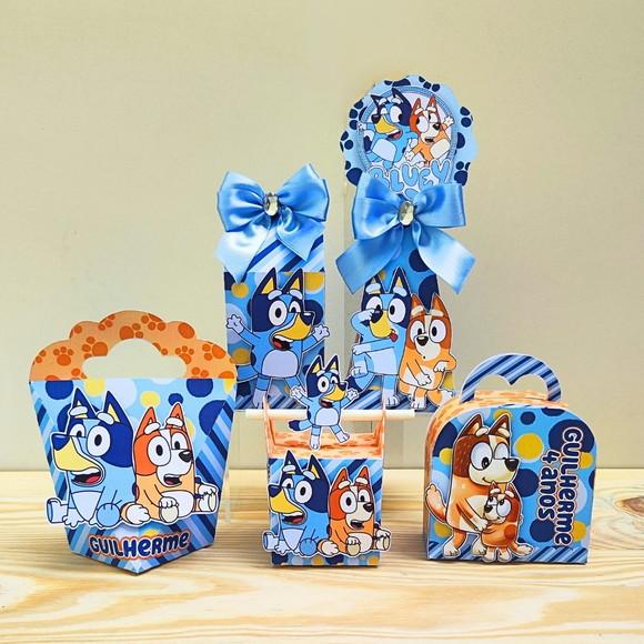 Kit Festa 15 Caixas Personalizadas Bluey