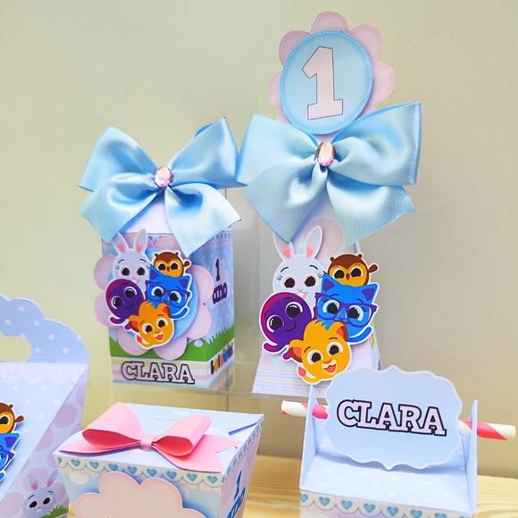 Kit Festa 15 Caixas Personalizadas Bolofofos
