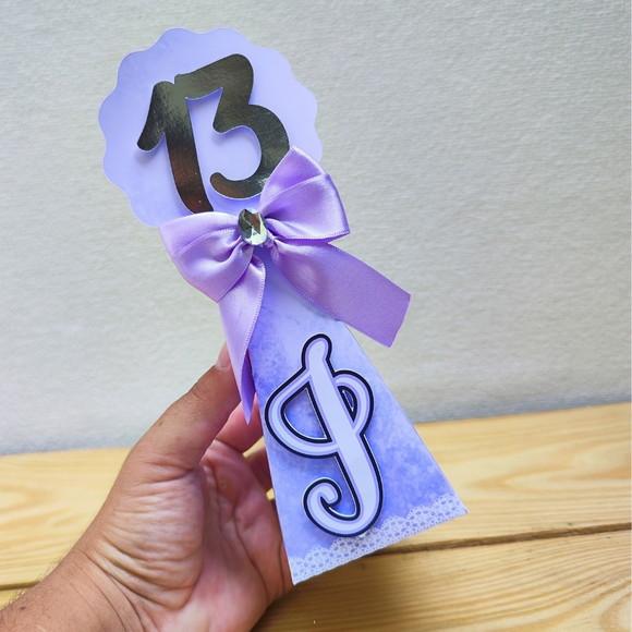 Kit Festa 15 Caixas Personalizadas Lilás e Prata