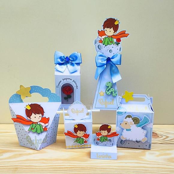 Kit Festa 15 Caixas Personalizadas o Pequeno Príncipe
