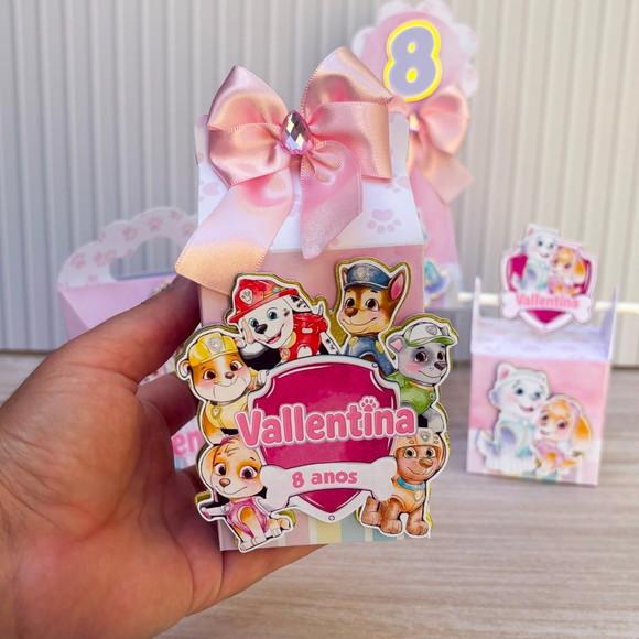Kit Festa 15 Caixas Personalizadas Semi Luxo Skye e Everest