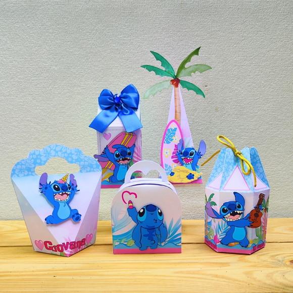 Kit Festa 15 Caixas Personalizadas Stitch